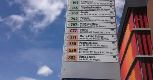 PARADERO SITP BARRIO NORMANDIA OCCIDENTAL  444A05